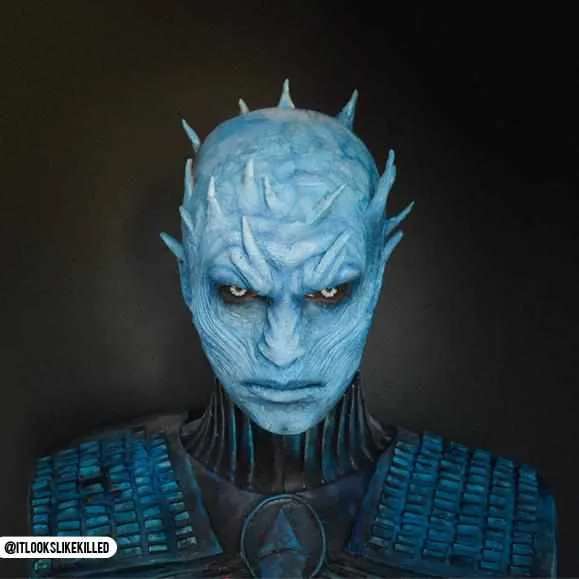 PRIMAL® White Walker I - Grey Coloured Contact Lenses, 3 months usage