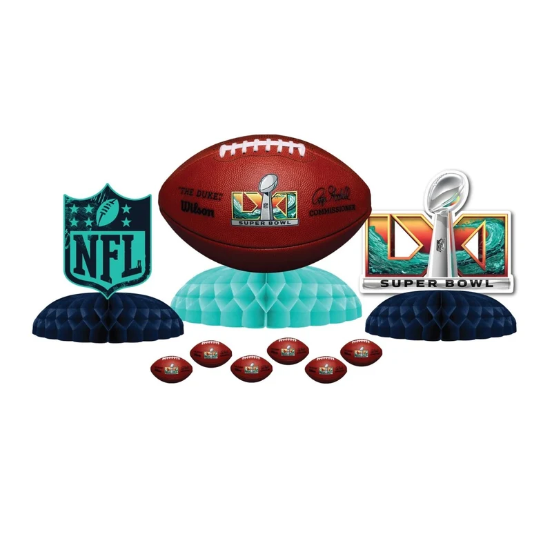 NFL Super Bowl Paper Table Decoration Kit, 51 Count