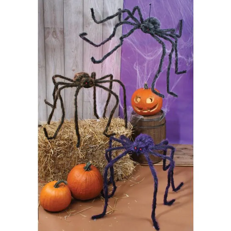 Hairy Spider, 90 Inches, Assortment, 1 Count