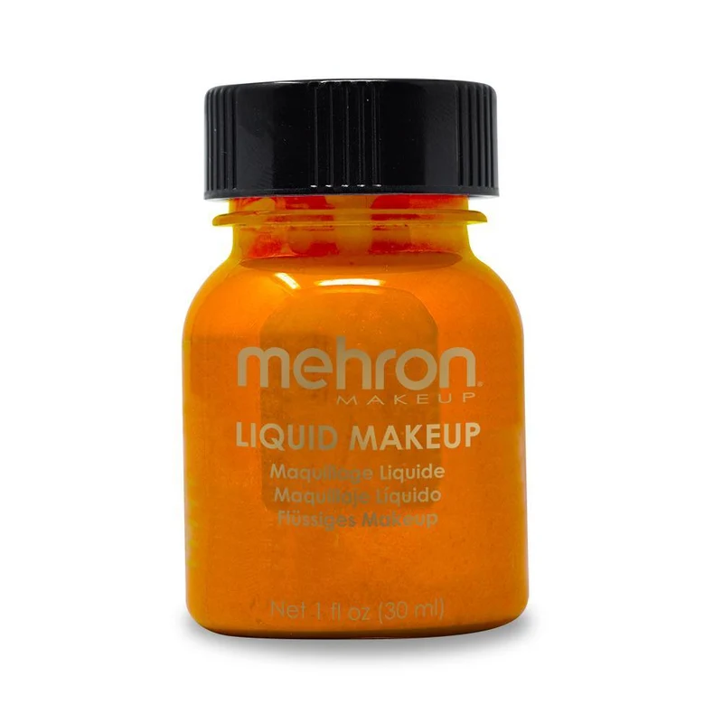 Mehron Orange liquid makeup, 1 ounce