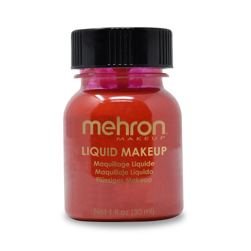 Mehron Red liquid makeup, 1 ounce