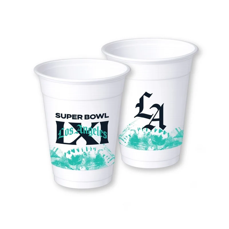 NFL Super Bowl Plastic Cup, 16 Oz, 20 Count