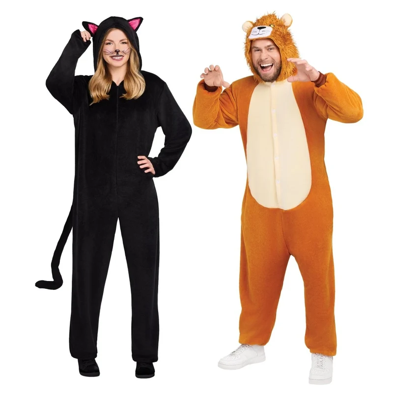 Animal Onesie Couple Costumes