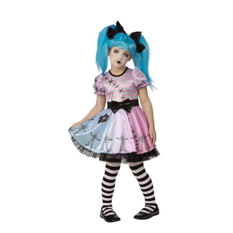 Little Blue Skelly Costume for Kids