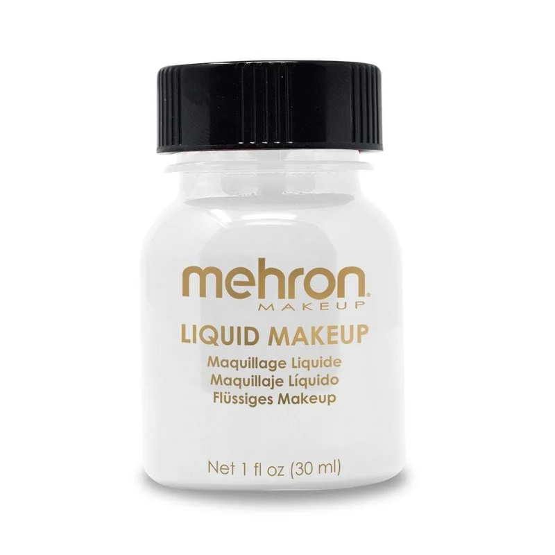 Mehron White liquid makeup, 1 ounce