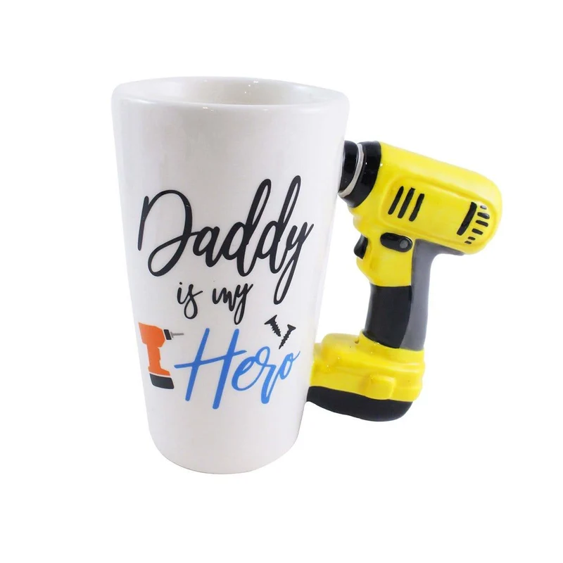 Mug - Daddy Is My Hero With Drill