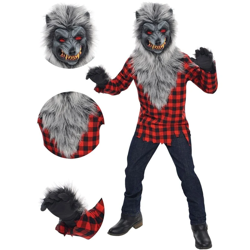 Werewolf Hungry Howler Costume for Kids