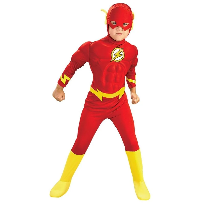The Flash Deluxe Muscle Costume for Kids, The Flash