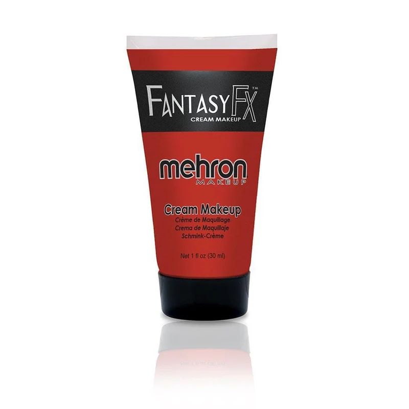 Mehron Fantasy FX red cream makeup tube, 1 ounce