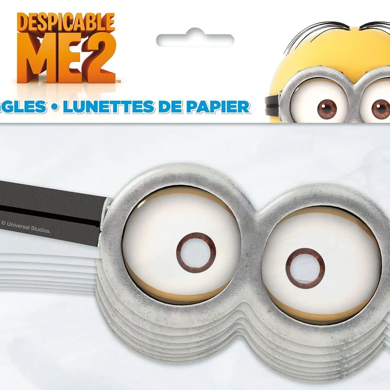 Despicable Me 2 paper goggles, 8 per package