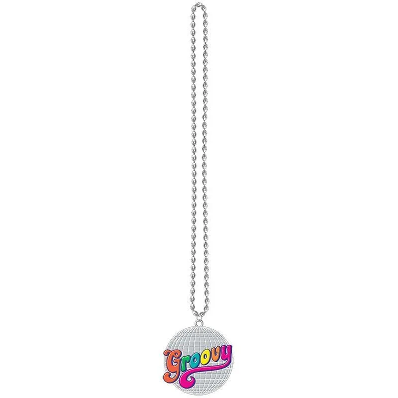 Groovy disco necklace