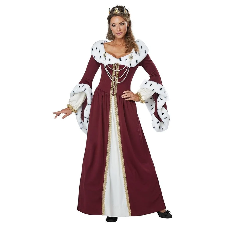 Royal Storybook Queen Costume for Adults