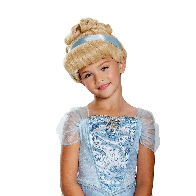 Cinderella deluxe wig for girls, Cinderella