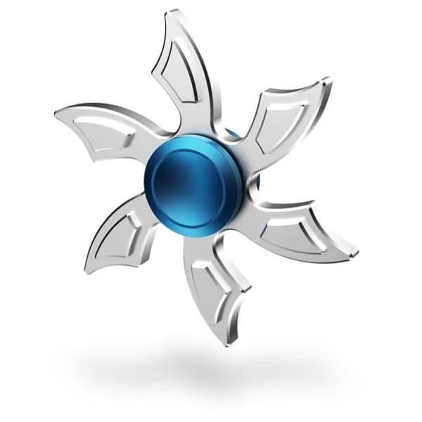 Hand Spinner 6 Branches en Alliage