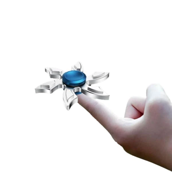 Hand Spinner 6 Branches en Alliage