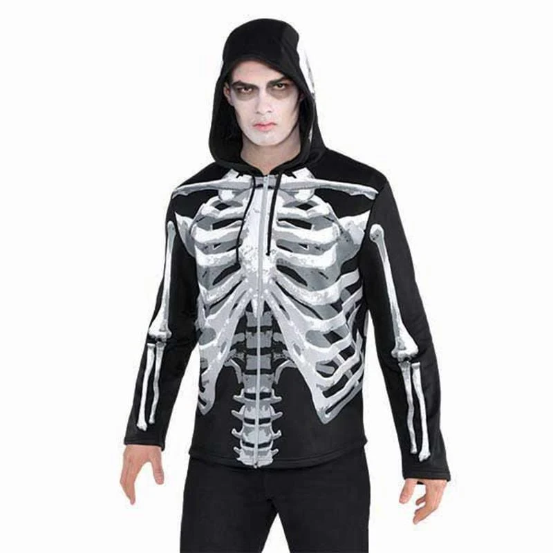 Skeleton hoodie for men