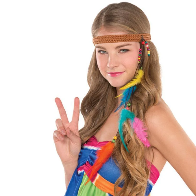 60’s hippie headband for adults