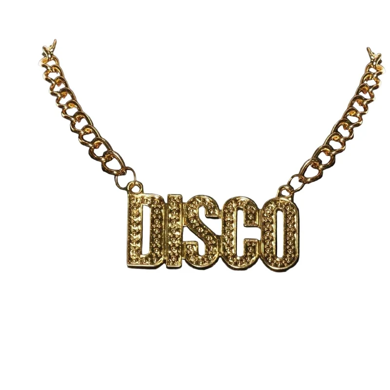 Disco chain necklace