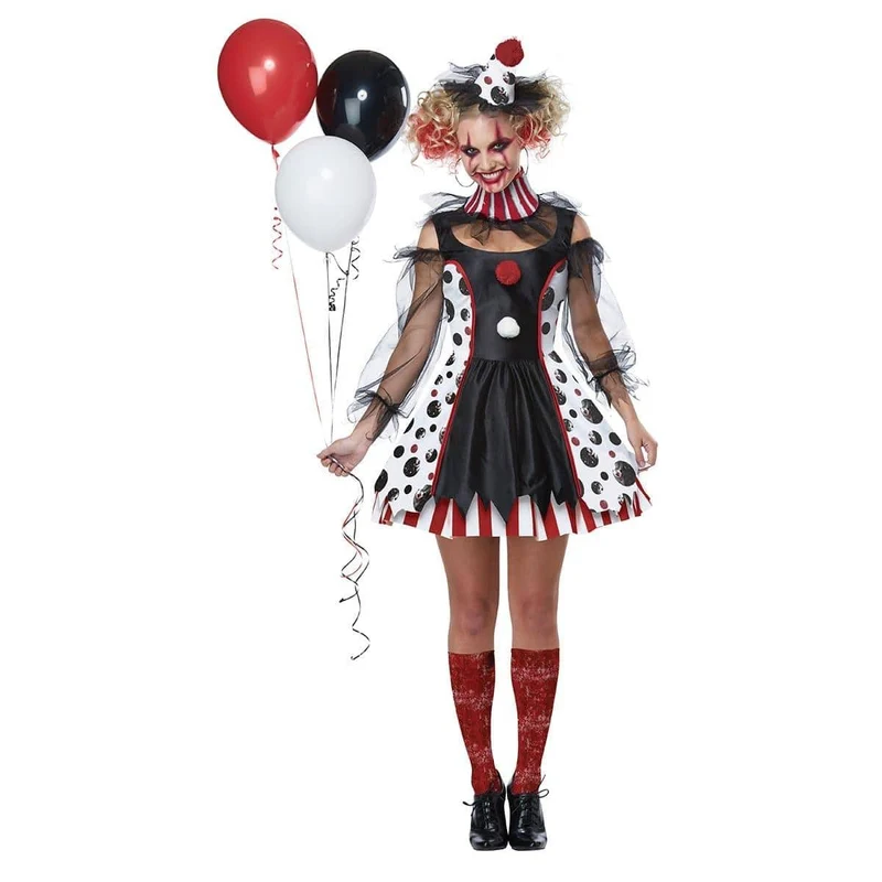 Twisted Clown Costume for Adults