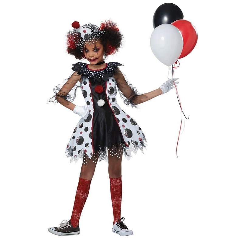 Creepy Clown Costume for Kids