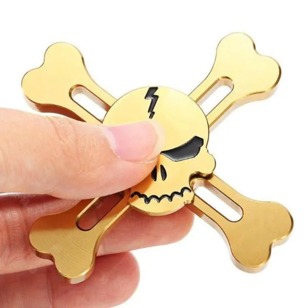Hand Spinner Tete De Mort