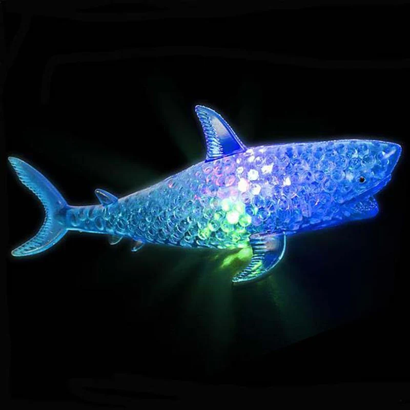 Light-up squeezy shark