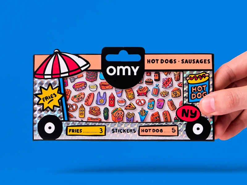 Fabulous Stickers Boutique - Hot Dog Shop - OMY