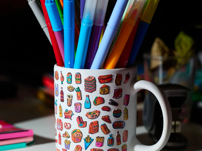 Fabulous Stickers Boutique - Hot Dog Shop - OMY