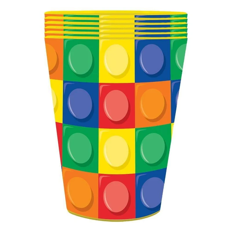 Block Party plastic favor cup