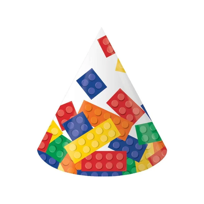Block Party party hats, 8 per package