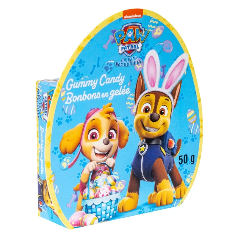 Paw Patrol Easter Gummy Candies, 50g, 1 Count