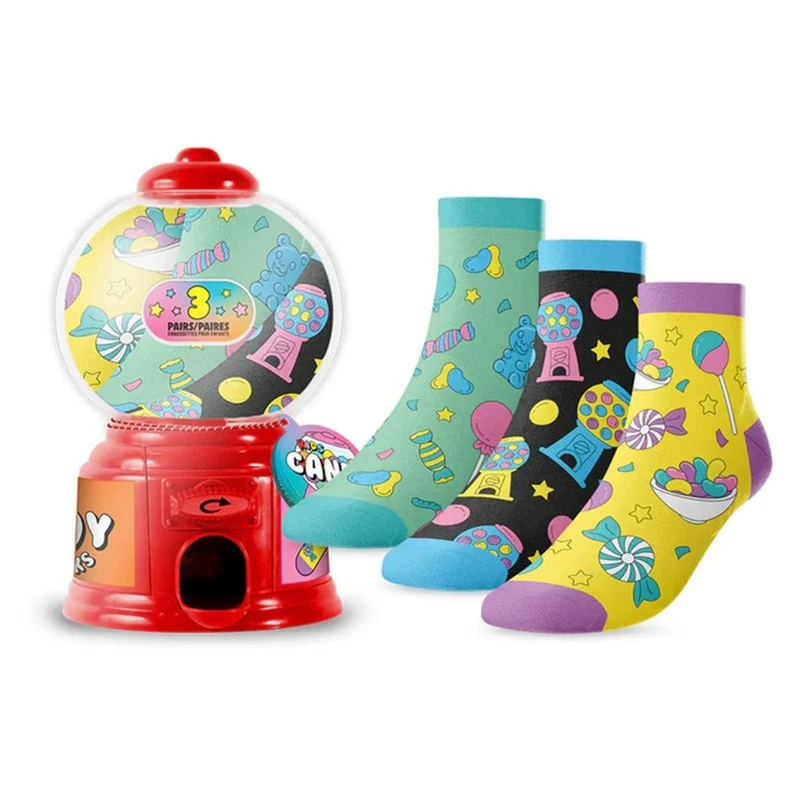 Kids Candy Socks, 3 Count