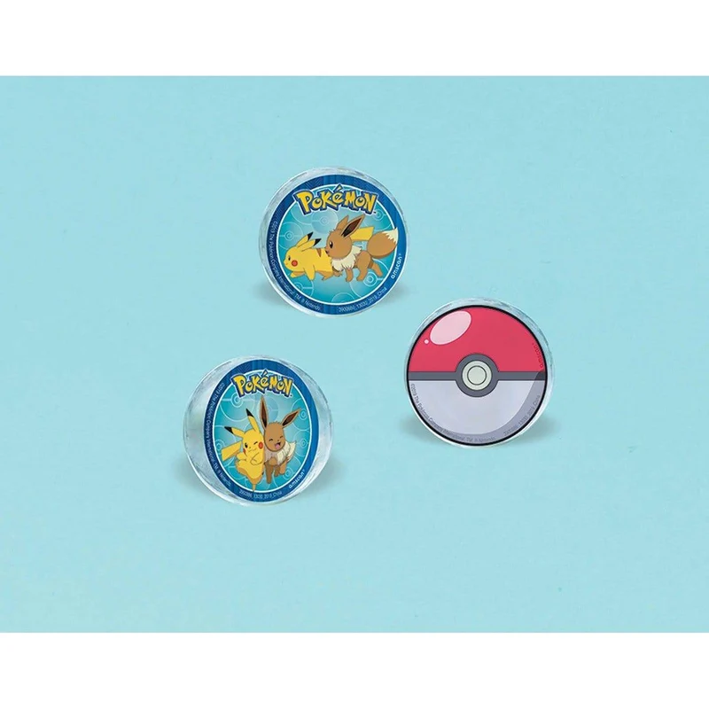 Pokémon bounce balls, 4 per package