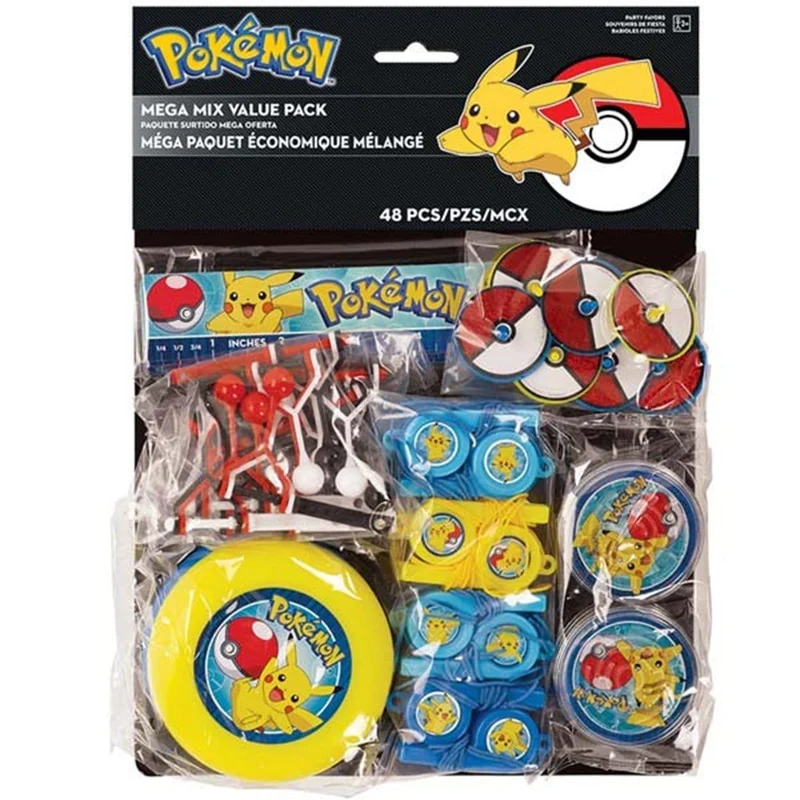Pokémon mega favor pack, 48 per package