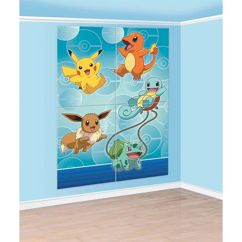 Pokémon Birthday Party Scene Setter with Props, 16 pc