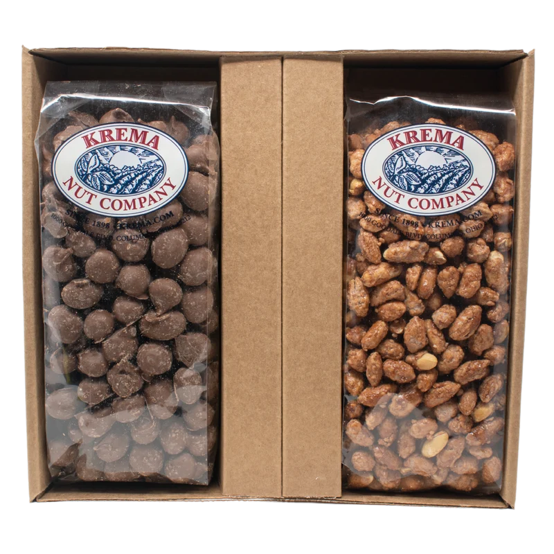 Milk Chocolate Peanuts & Butter Toffee Peanuts 2 Pack Gift Box