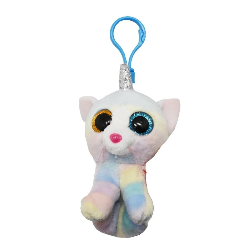 Beanie Boo with Clip, Heather