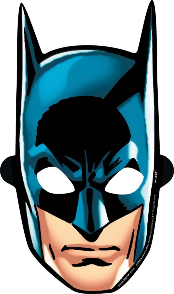 Batman paper masks, 8 per package
