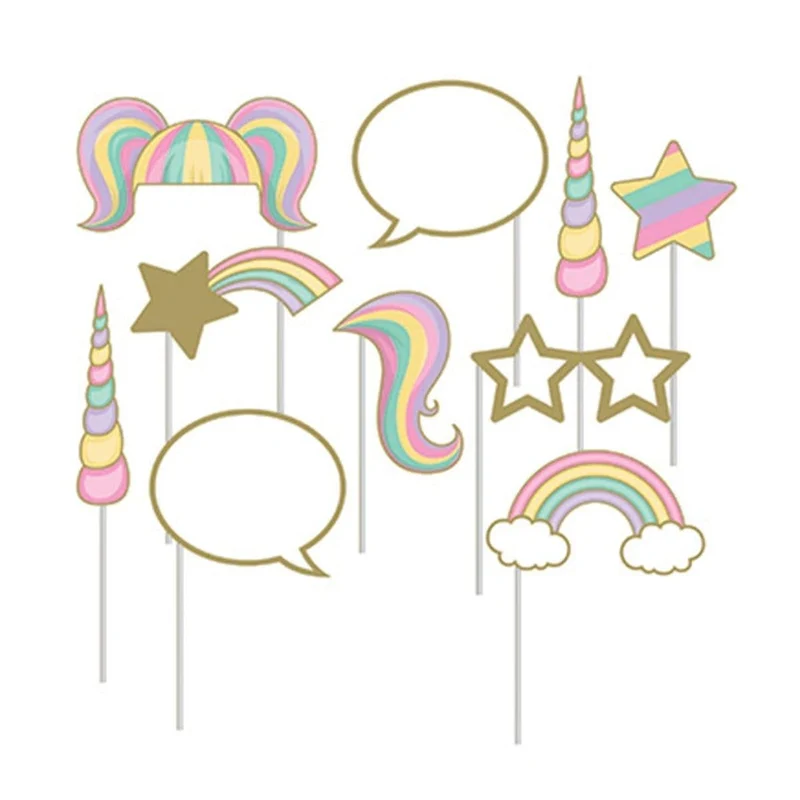 Unicorn Sparkle photo booth props