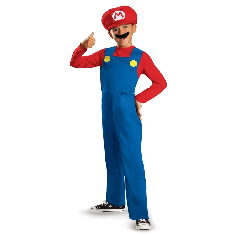 Classic Mario Costume for Kids, Super Mario Bros.
