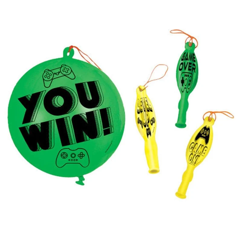 Level Up Punch Balloons, 4 per Package