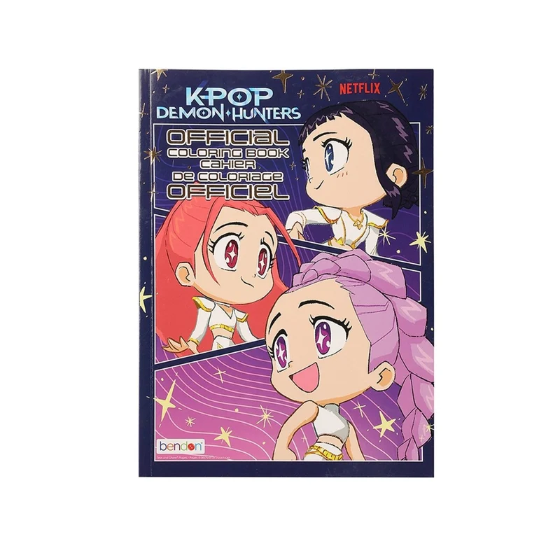 KPop Demon Hunters Colouring Book, 1 Count