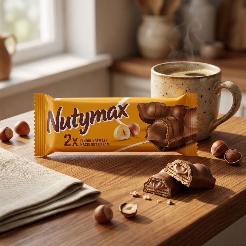 Nutymax Hazelnut Cream Chocolate Wafer