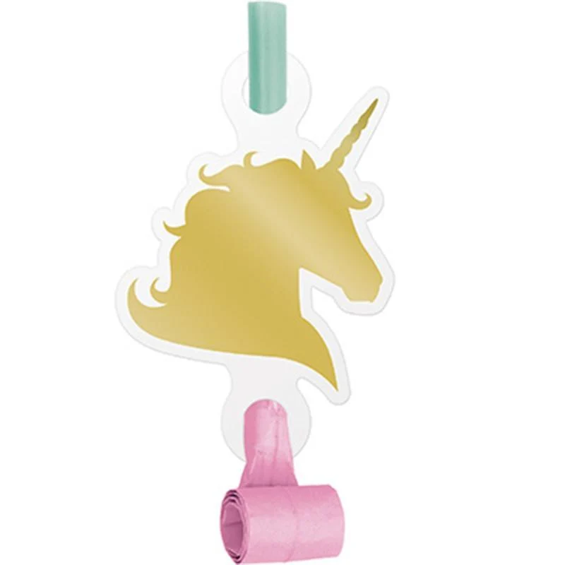 Unicorn Sparkle blowouts, 8 per package