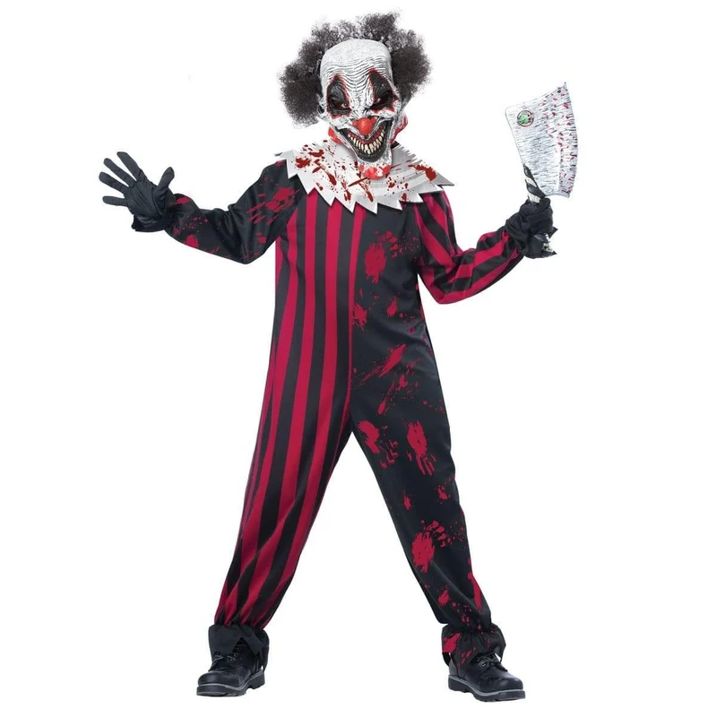 Red Killer Klown Costume for Kids