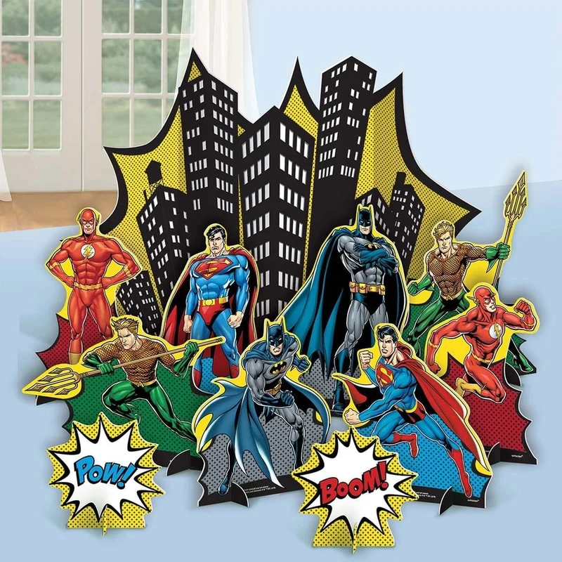 Justice League table decorating kit
