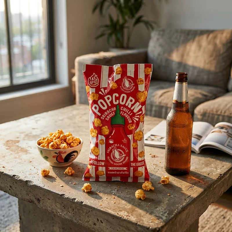 Flying Goose Sriracha Chilli Popcorn