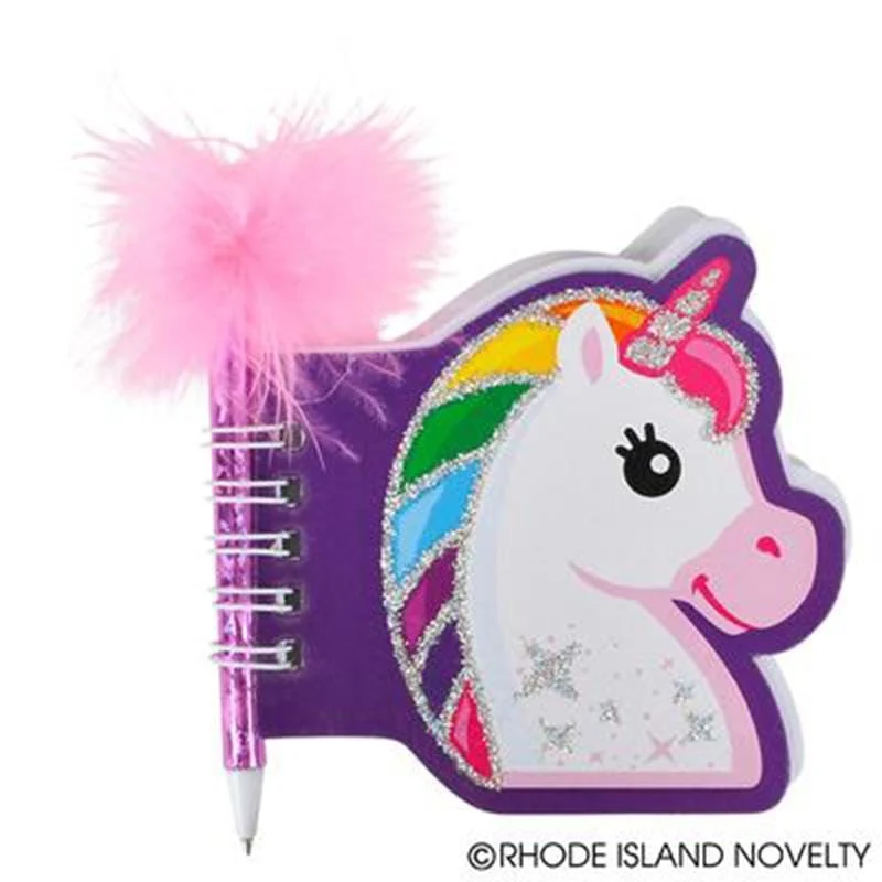 Unicorn notebook with pen
