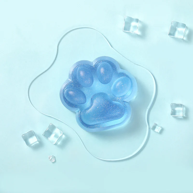 230g Crytal Blue Big Paw Taba Squishy