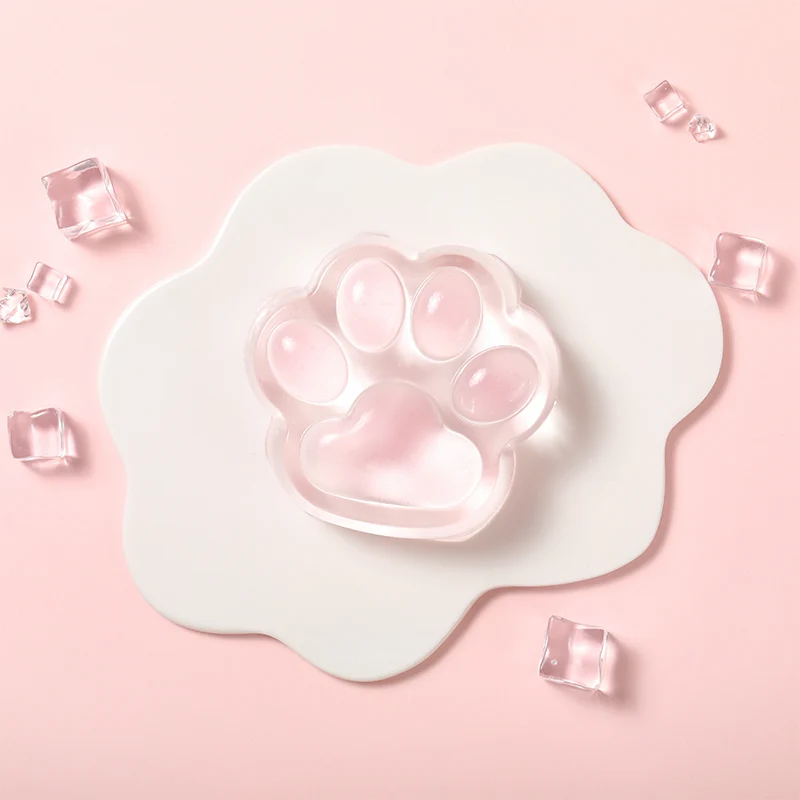230g Crytal Pink Big Paw Taba Squishy